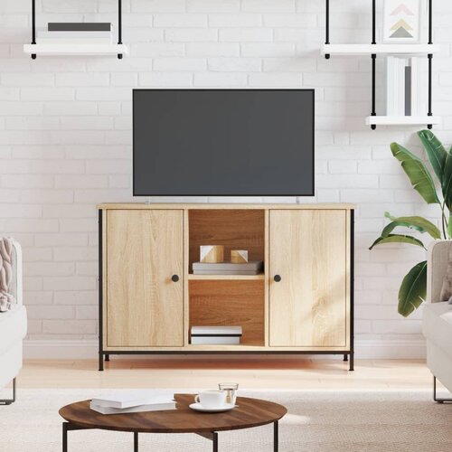 TV ormarić boja hrasta sonome 100x35x65 cm konstruirano drvo Cijene