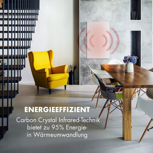 Klarstein Wonderwall 600 Smart infra plošča, Bela, (20500071) Cene