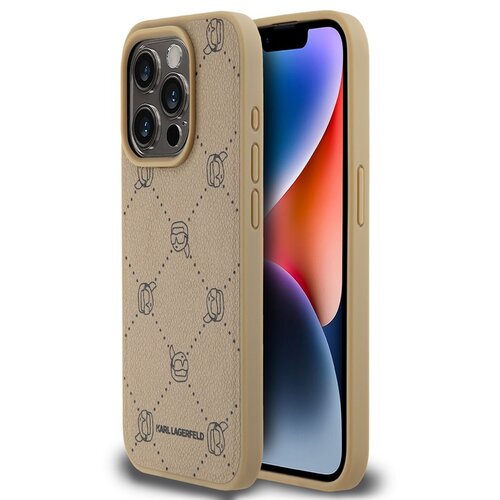 Karl Lagerfeld iPhone 15 Pro Max Ovitek za telefon Bež Cene