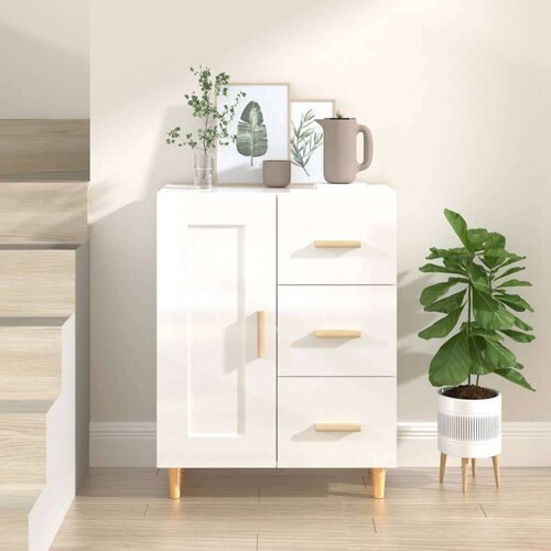  Komoda sjajna bijela 69 5x34x90 cm od konstruiranog drva Cene