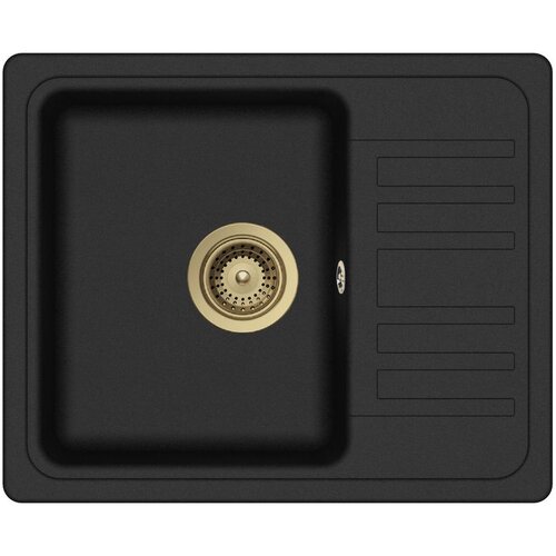 Aquasanita Set Notus SQ102AW + Vida PVD Black metallic/Zlato Slike