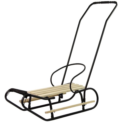 Metal Sled with push bar Backrest Strap Black Cijene