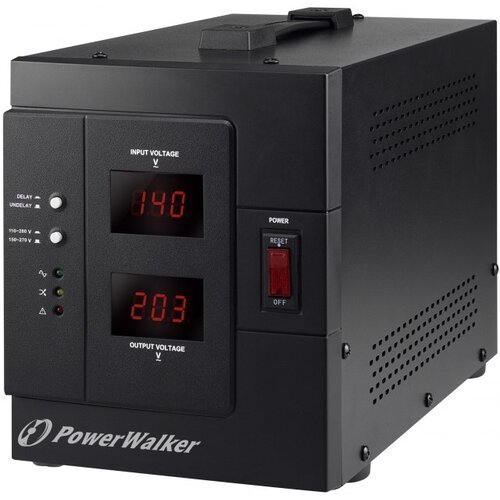 Powerwalker PowerWalker AVR 3000 SIV FR voltage regulator 1 AC outlet(s) 110-280 V Black Slike