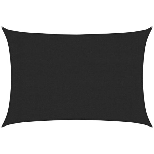 vidaXL Senčno jadro 160 g/m² črno 3x4 m HDPE, (20609165) Cene