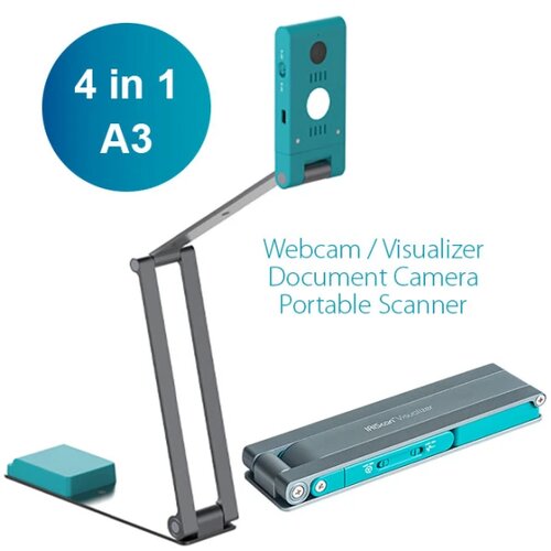 IRIScan I.R.I.S. IRIScan Visualizer 7 Overhead scanner 4160 x 3120 DPI A3 Arctic blue, Silver Cijene