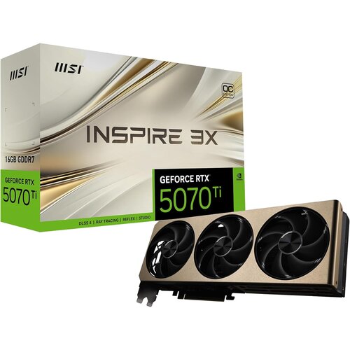 MSI Video Card NVIDIA INSPIRE GeForce RTX 5070 Ti 16GB GDDR7 Cijene