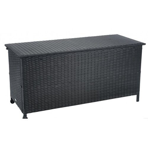 Olimp Sport Sanduk za jastuke Imitacija ratana Š133xV64xDub55 Crni Cene