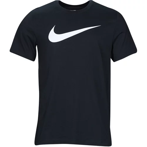 Nike Majice s kratkimi rokavi Swoosh T-Shirt Črna