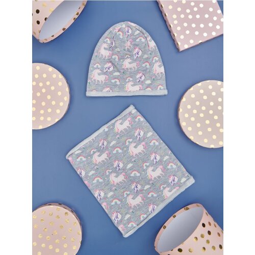 Sinsay komplet koji se sastoji od kape i okruglog &amp;scaron;ala 7551F-09M Slike