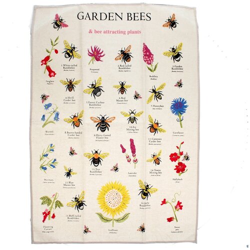 Rex London Bombažna kuhinjska krpa 50x70 cm Garden Bees &ndash; Cene