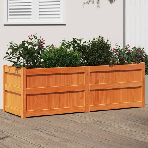 VidaXL Vrtna sadilica vo&amp;scaron;tano smeđe boje 150 x 50 x 50 cm od borovine Slike