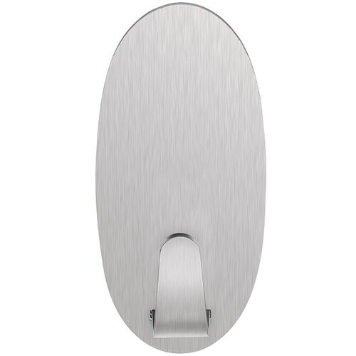 Tesa Powerstrips Samoljepljivi držač (Ovalno, Veličina: L, Metalik, 1 Kom.) Slike