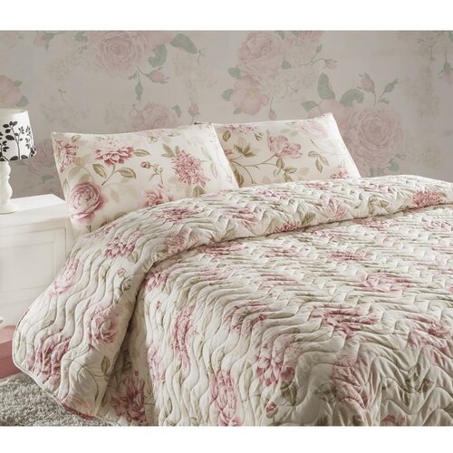 Eponj Home Prešito pregrinjalo s prevlekami za vzglavnike Care, 200 x 220 cm Cene