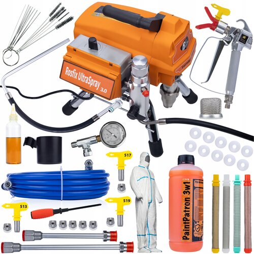 Rosfix Mega set Barvni agregat Tornado RT4 UltraSpray 3000W 22MPA 3,2L/min z dodatki, (5000137352) Cene
