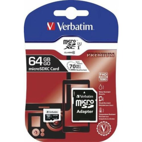 Verbatim micro SDXC 64GB (44084) Cene
