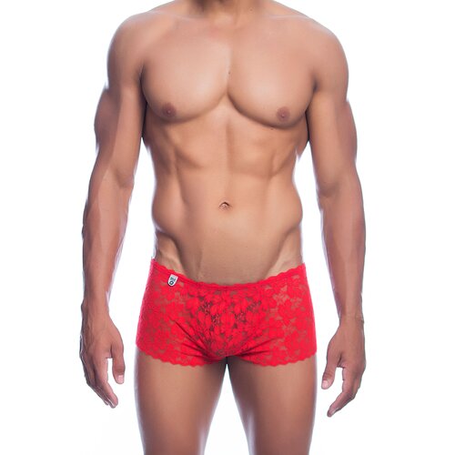 MOB rose lace boy short red l/xl Slike