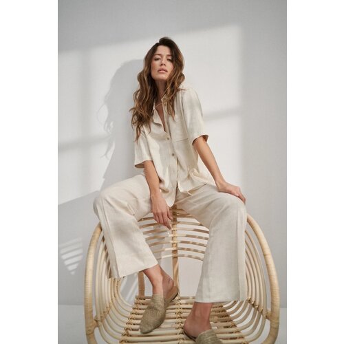 Marisse Women&amp;#039;s Shirt L-Ko-4337 L.Beige Slike