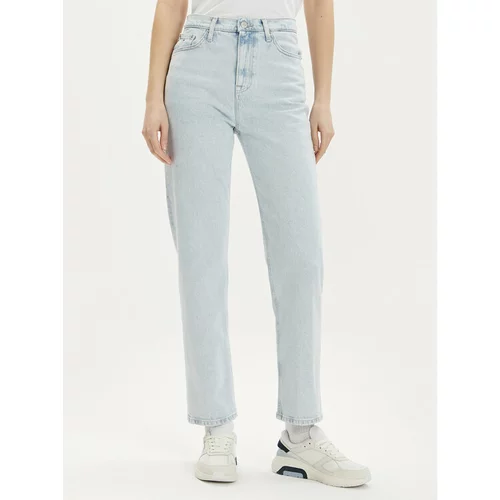 Tommy Jeans Jeans hlače Julie DW0DW17613 Modra Straight Fit