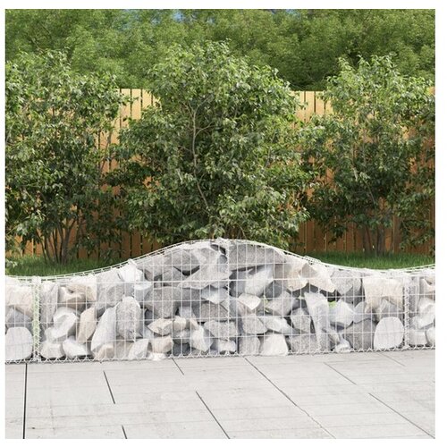  Obokane gabion ko&scaron;are 8 kosov 200x30x40/60 cm pocinkano železo Cene