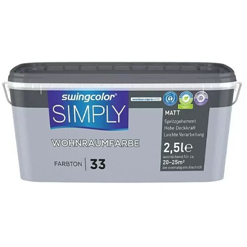 SWINGCOLOR Stenska barva Simply (2,5 l, št. 33) Cene