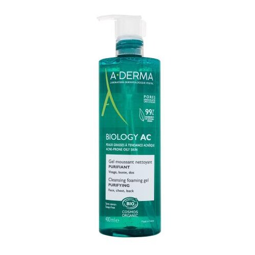 A-derma Biology AC Cleansing Foaming Gel gel za čišćenje lica masna 400 ml za ženske Cene