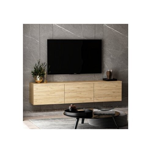 Hanah home Neon TV komoda, Smeđa Slike