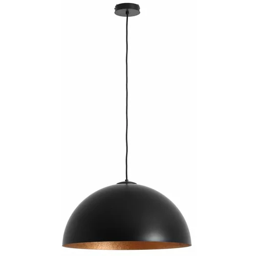 Custom Form Črna viseča svetilka z detajli v barvi bakra Lord, ø 50 cm