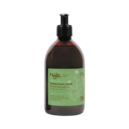 Najel Aleppo tekoče milo - jantarj in oud - 500 ml Slike