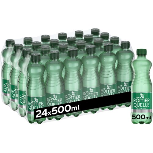 R&amp;ouml;merquelle gazirana mineralna voda 0,5l, 24komada, XXL Slike