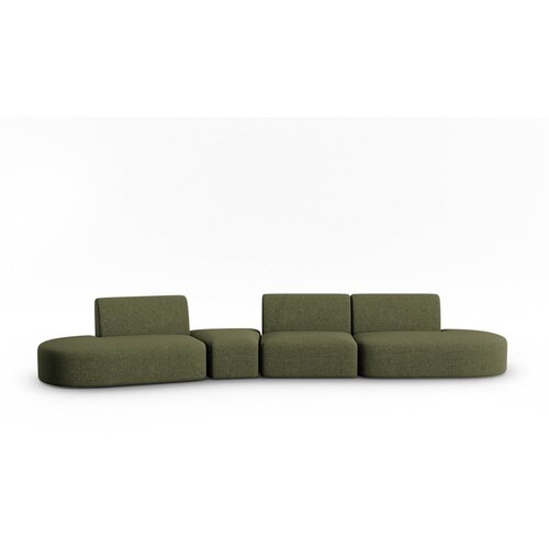 Milo Casa Zelena sedežna garnitura iz &amp;scaron;enilje levi kot 428 cm Paolo &amp;ndash; Slike