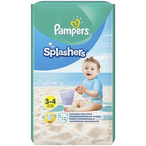 Pampers splashers cp 3 midi pelene za bebe 12kom Slike