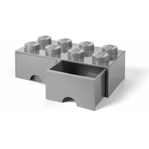 Lego Siva škatla za shranjevanje z dvema predaloma LEGO®