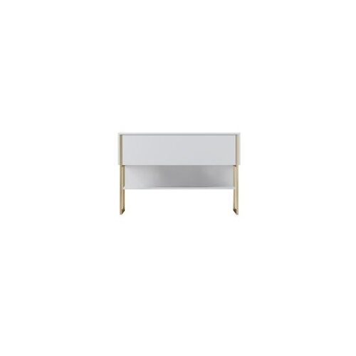 Hanah home komoda luxe - gold, white goldwhite dresser Slike