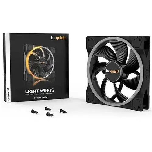 Be Quiet! LIGHT WINGS (BL074) 140 mm 4-pin ARGB PWM ventilator Cene