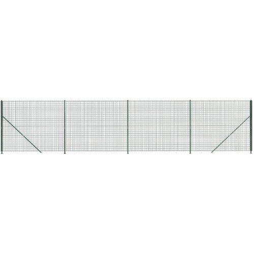  Ograda od žičane mreže s prirubnicom zelena 2,2x10 m Slike