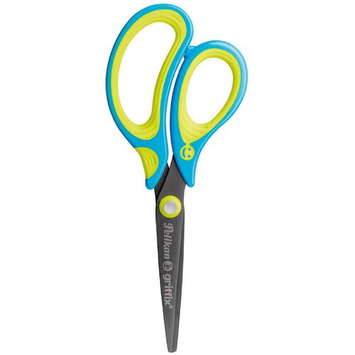Pelikan &amp;Scaron;karje Griffix z ergonomskim ročajem L 15 cm, neon modre Slike