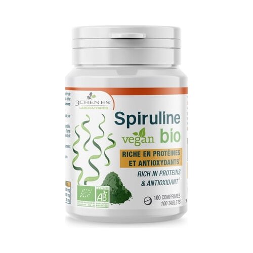 3 Chenes Laboratories spirulina Vegan Bio Cene
