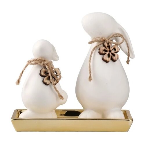  Chompy 10 keramička figura zec 7.1x 6.5x11.6cm set 2k ( 731171 ) Slike