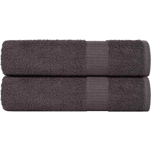  Ručnici za ruke FROGN 2 kom. Antracit 50x100 cm 360 g/m&amp;sup2; - Antracit 50 x 100 cm 2 Slike