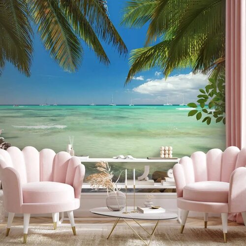  Foto tapeta - Relaxing on the beach 300x210 Premium Cene