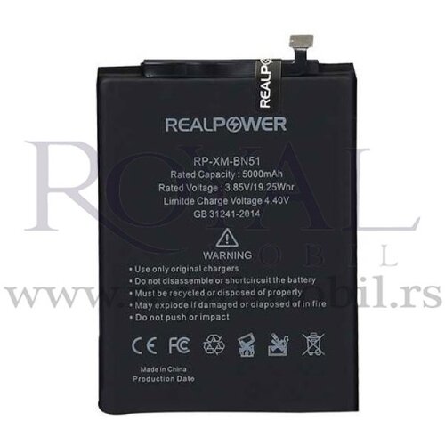 REAL POWER baterija za xiaomi redmi 8/8A pro Bn51 Slike