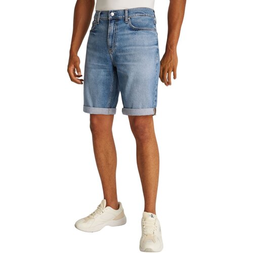Calvin Klein Jeans Kratke hlače &amp;amp; Bermuda J30J327516 Modra Slike