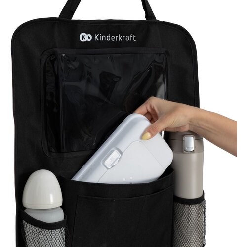 Kinderkraft avtomobilski organizator 2v1, črn Slike