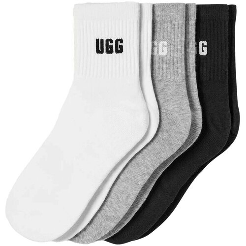 Ugg Nogavice W Quinlin Logo Quarter 3 Pack Večbarvna Cene