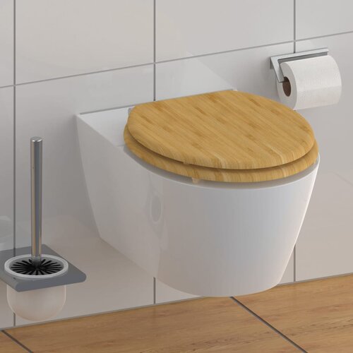 SCHÜTTE Deska za WC &scaron;koljko s počasnim zapiranjem NATURAL BAMBOO Cene