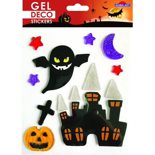 Grupo HALLOWEEN DECO GEL NALEPKE GRAD STRAHOV, (20862532)