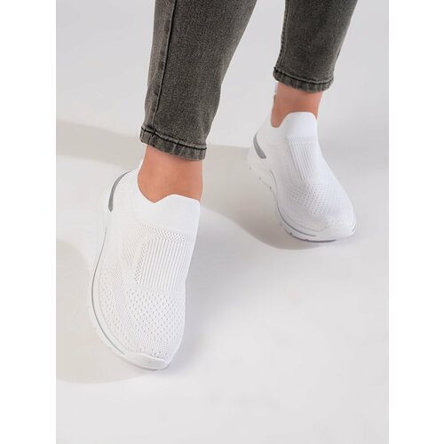 Shelvt Women's Fitness Shoes White Slike