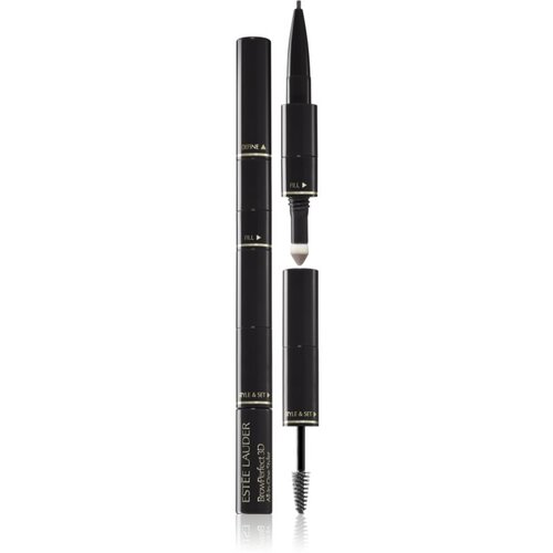 Estée Lauder BrowPerfect 3D All-in-One Styler svinčnik za obrvi 3v1 odtenek Blackened Brown 2,07 g Cene