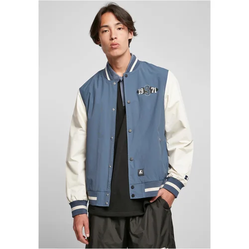 Starter Black Label Starter Nylon College Jacket vintageblue/palewhite