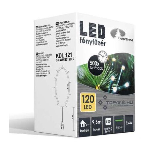 Dekor Trend novogodišnje sijaličice - lampice 120 led toplo bela kdl 121 Cene
